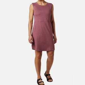 Columbia Womens Omni Shade Sleeveless Dress Antique Mauve (Small)